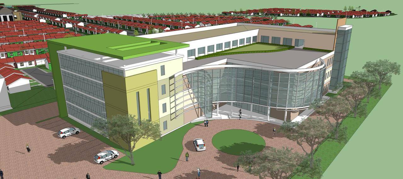 Gedung Rumah Sakit di Green Citayam City